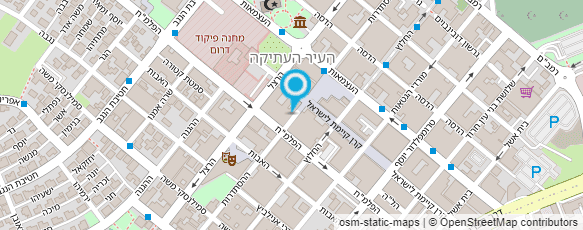 מפת הגעה אל אלינה דיזיין אלומיניום