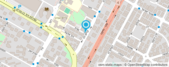 מפת הגעה אל מספרת רן ינאי מפת הגעה אל מספרת רן ינאי