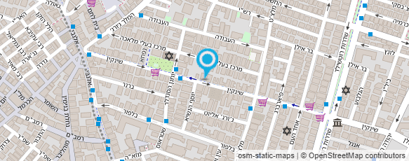 מפת הגעה אל אסנת שיינר