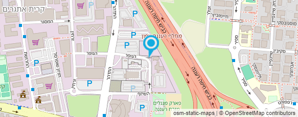 מפת הגעה אל אוטו סנטר