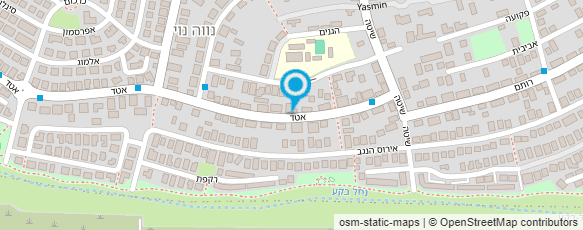 מפת הגעה אל חן גז