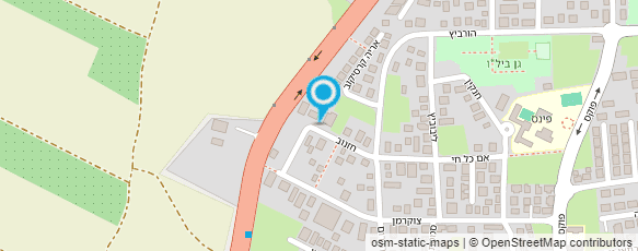 מפת הגעה אל מחסני ריהוט