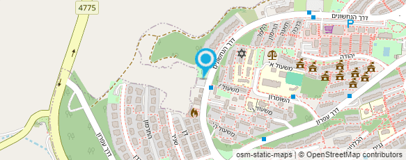 מפת הגעה אל אליקה Elica מפת הגעה אל אליקה Elica