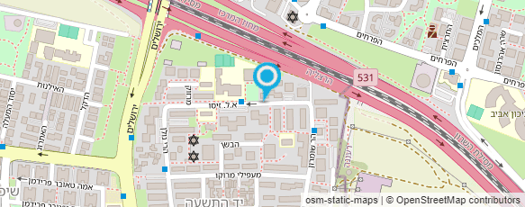 מפת הגעה אל יאנה קורנף - עיצוב שיער מפת הגעה אל יאנה קורנף - עיצוב שיער