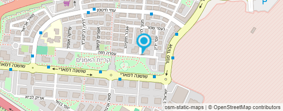 מפת הגעה אל אורית ברוך -  קוסמטיקאית