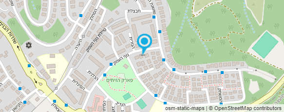 מפת הגעה אל הפיצה של אמא