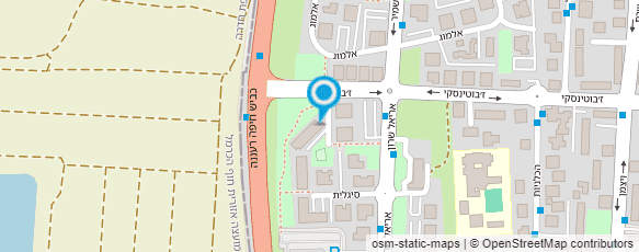 מפת הגעה אל ליטל גבאי עיצוב גבות