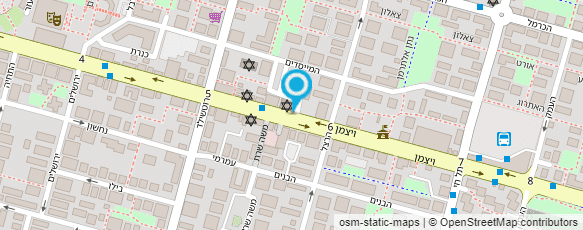 מפת הגעה אל גולדה הגלידה העברית הראשונה