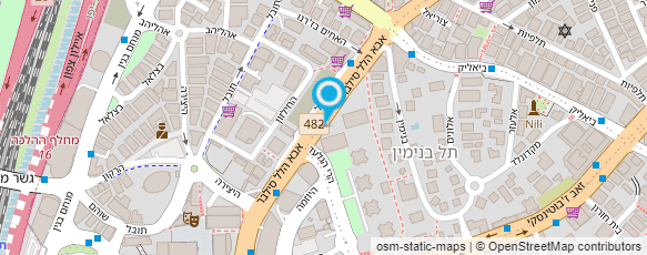 מפת הגעה אל עו"ד אלחנני ירון