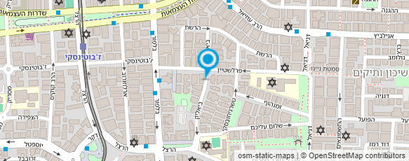 מפת הגעה אל נעמה גלס קוסמטיקאית פרא רפואית