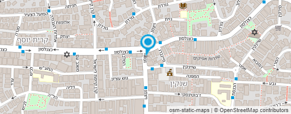 מפת הגעה אל אמיליה שוקולטרי