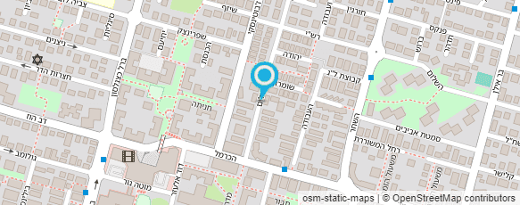 מפת הגעה אל זוהר אלתר בכש - משקפיים סגולים
