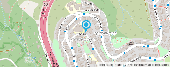 מפת הגעה אל מרכז נורית פרגל