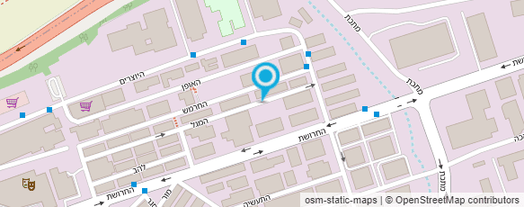 מפת הגעה אל חנות המפעל - קצביית אנגוס