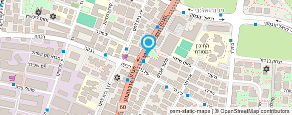 מפת הגעה אל עו"ד פינק אסף