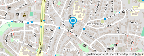 מפת הגעה אל חוה מהלר - מטפלת ברפואה סינית