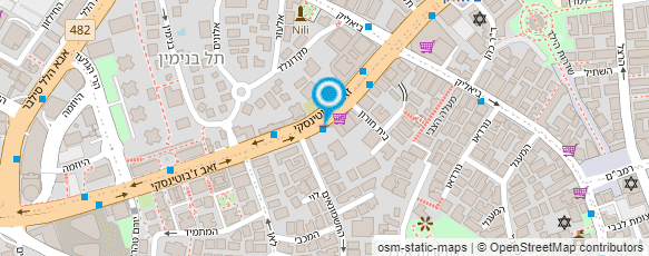 מפת הגעה אל Amit zar make up artist