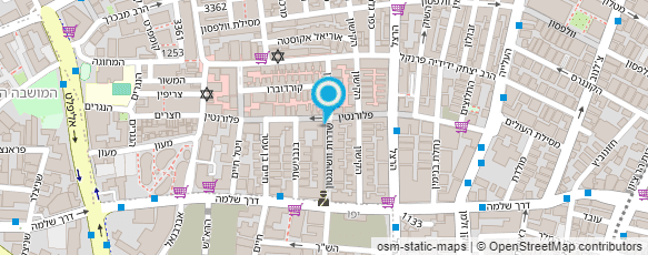 מפת הגעה אל שלו נאמן - מורה לתופים