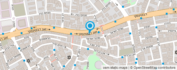 מפת הגעה אל C.V.S - אולפני וידאו יצירתיים