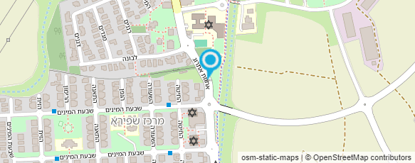 מפת הגעה אל עוגה קטנה - אושר גדול