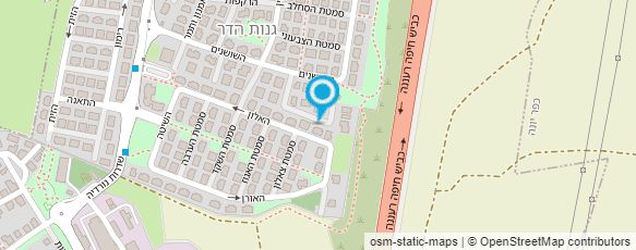 מפת הגעה אל מעין גרינברג - אפייה בהזמנה אישית