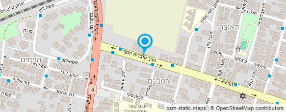 מפת הגעה אל גל און קליניק מרכז אורטופדי