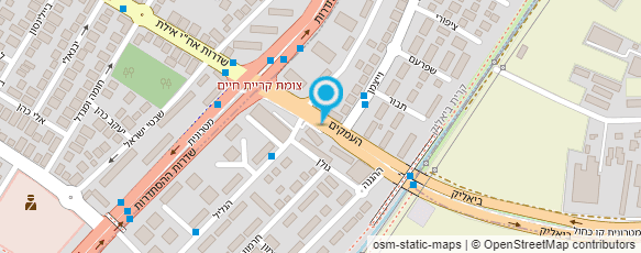 מפת הגעה אל ילנה בניית ציפורניים