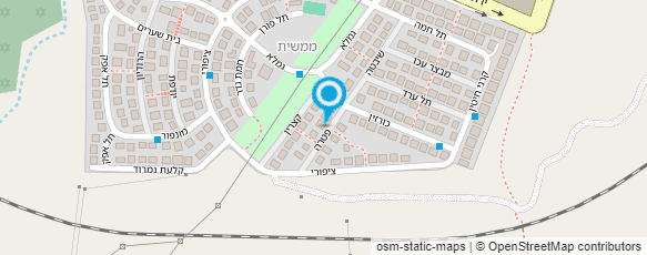 מפת הגעה אל אוהלי דרום