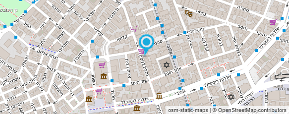 מפת הגעה אל ביסטרו צרפתי