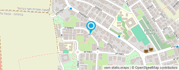 מפת הגעה אל גלי זיו אדריכלית נוף