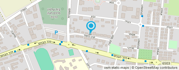 מפת הגעה אל גליה עופר מומחית במיניות ילדים