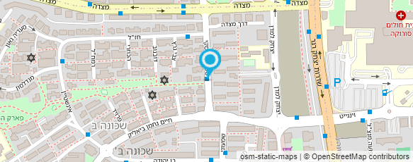 מפת הגעה אל סוכות סנטר