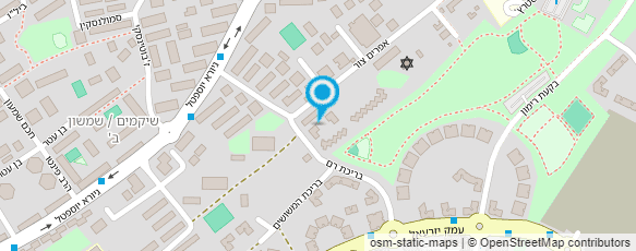 מפת הגעה אל גן "כוכבים"