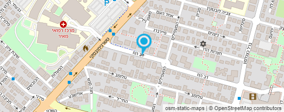 מפת הגעה אל מיכל ידגר עיצוב ואדריכלות פנים