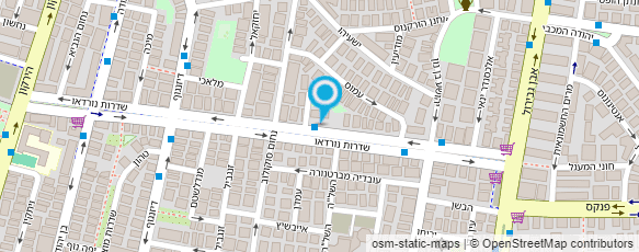 מפת הגעה אל מרכז פרפרים