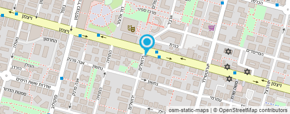 מפת הגעה אל מספרת בנצי