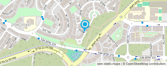 מפת הגעה אל עפרה זיו שעה של שקט