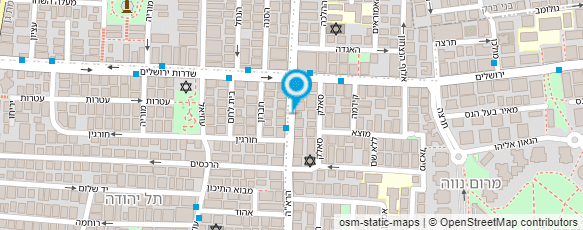 מפת הגעה אל גן גאון