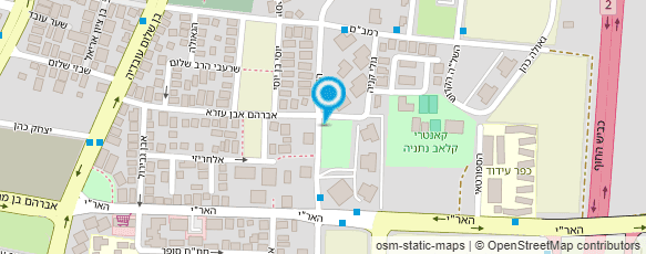 מפת הגעה אל קורס הכנה ללידה של אלין כהן