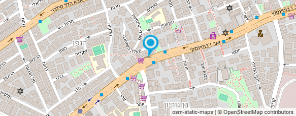 מפת הגעה אל ענת צלישר שיווק לציפורניים