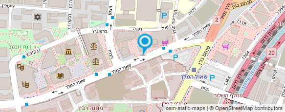 מפת הגעה אל מעוז הראל ושות'-משרד עורכי דין