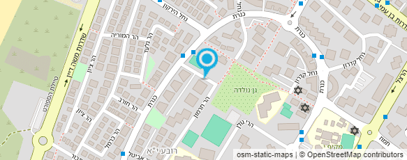 מפת הגעה אל יעל מנשה -  תכנון ועיצוב פנים