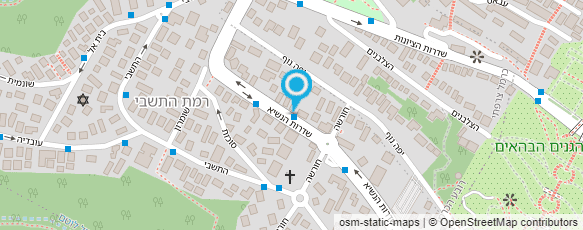 מפת הגעה אל מגש של כסף