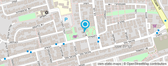 מפת הגעה אל גן חיפושית