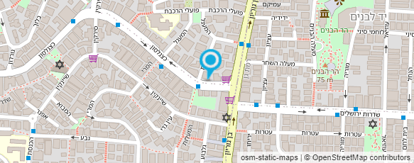 מפת הגעה אל המומחים מכון אורטופדי מתקדם