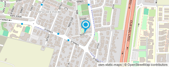 מפת הגעה אל רחלי רביב גרינברג עיצוב פנים