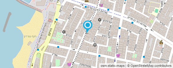 מפת הגעה אל בן-יהודה בתנועה by Yael Caspi Blatch