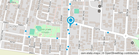 מפת הגעה אל רוני גינון ופיתוח