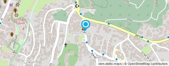 מפת הגעה אל סיורים בהר הזיתים-ציפורה פילץ