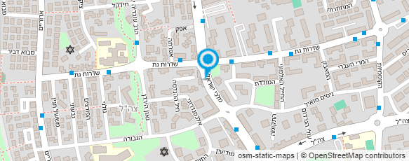 מפת הגעה אל שירותי אריאל